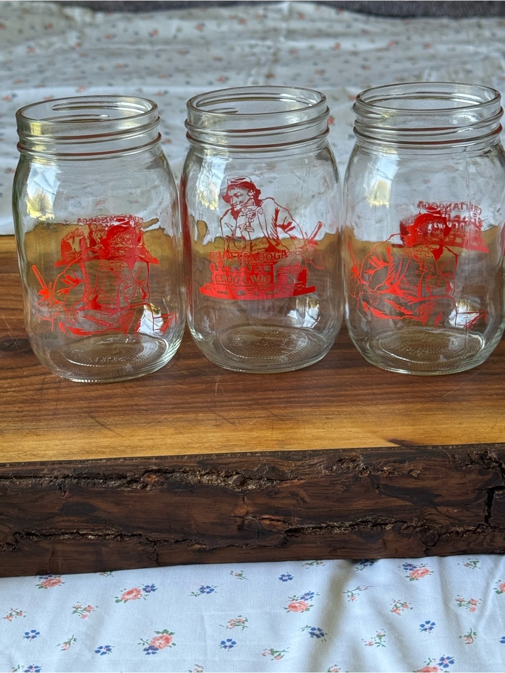 Vintage 1950s Promotional Sour Cream Glasses- Set of 3